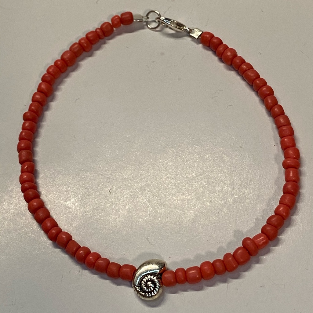 Pink Shell Anklet
